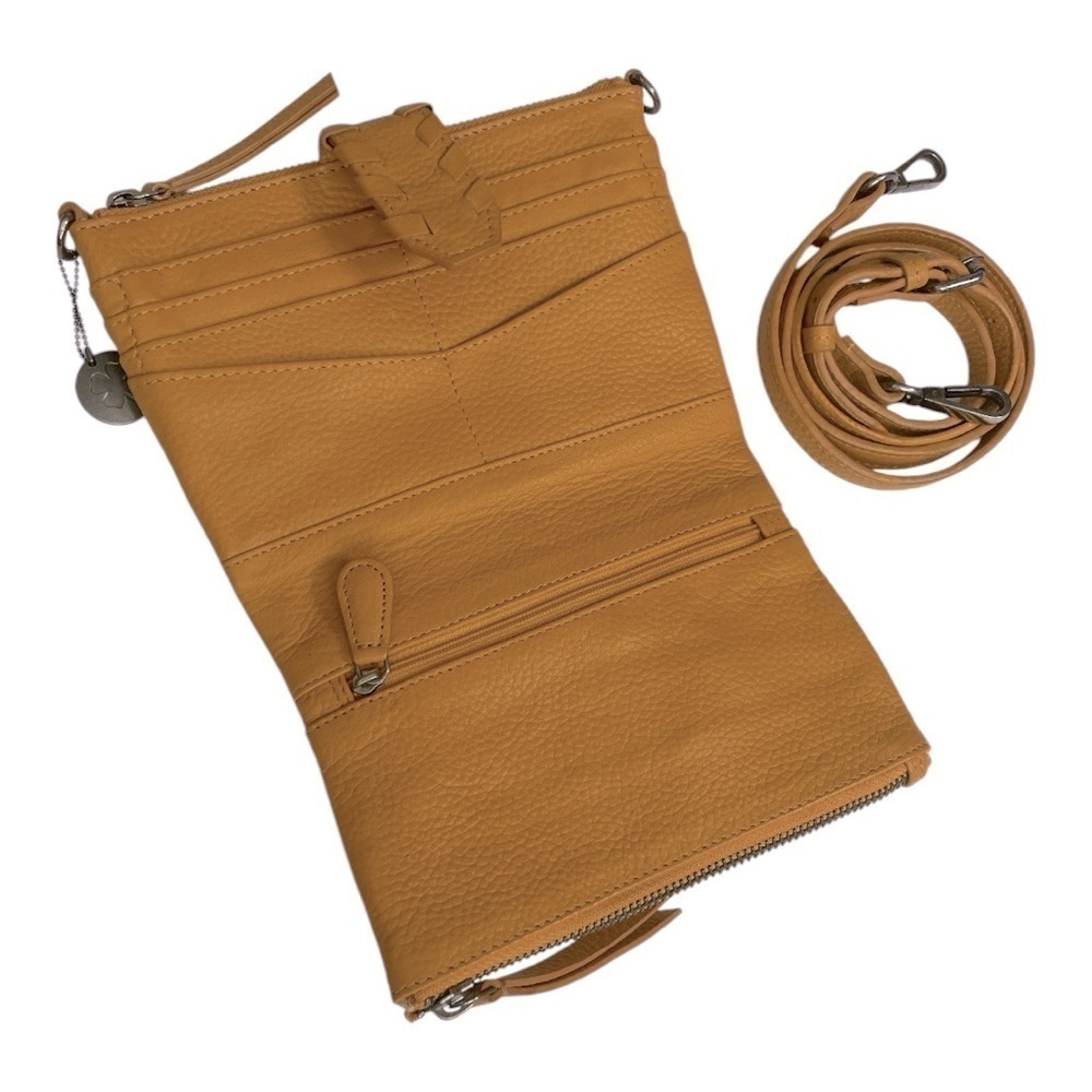 LUCKY BRAND Leather
Shoulder Purse Excellent
Condition Warm Squash Color - Picture 3 of 11